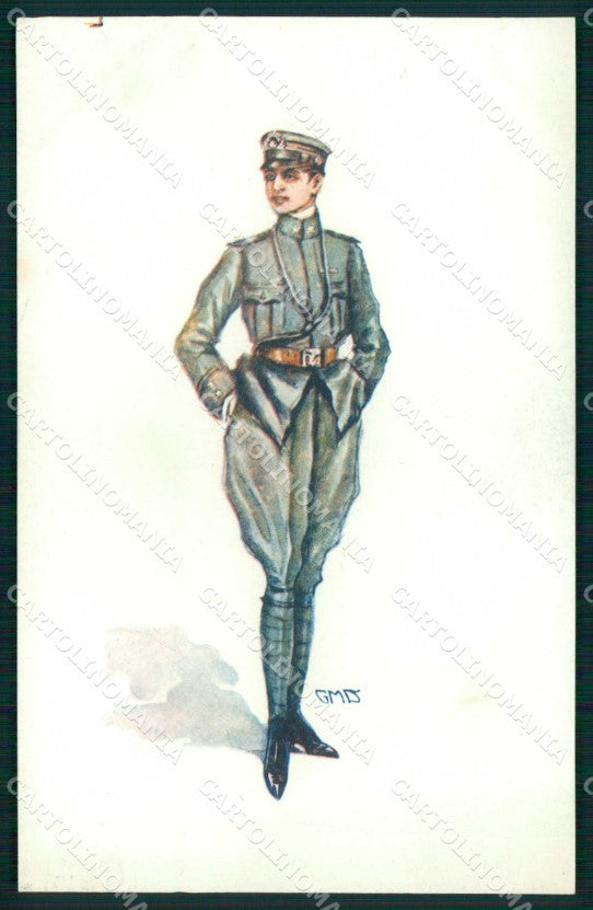 Militari Esercito Italiano Marina ? Uniforme serie 2580 GMD cartolina KF6132 – fronte
