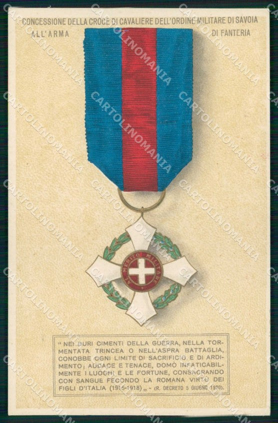 Militari Fanteria Associazione Nazionale del Fante cartolina KF6142 – fronte