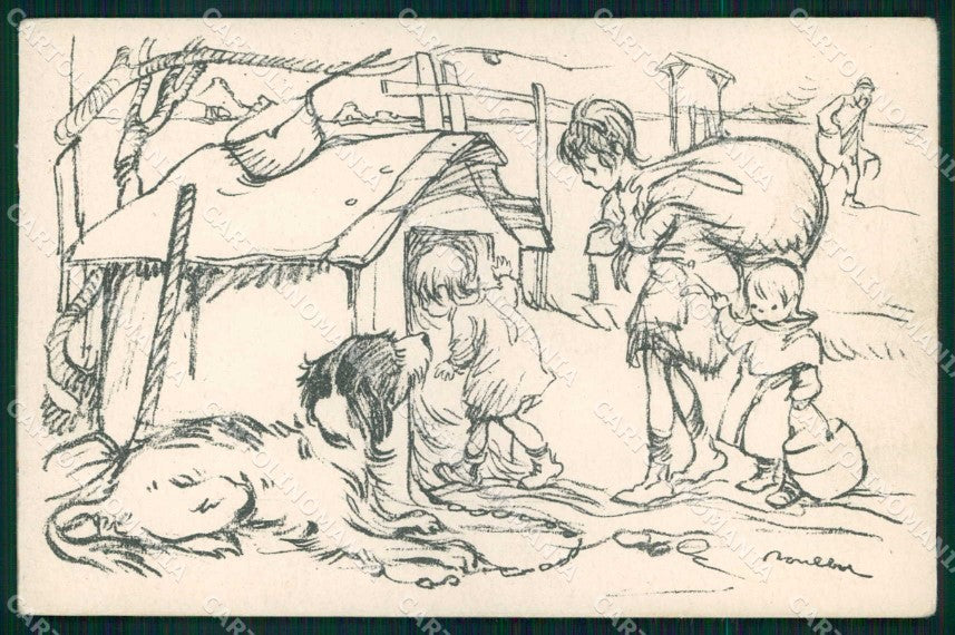 WW1 WWI Francia Journee Secours National Poulbot cartolina KF6158 – fronte