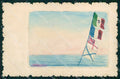 WW1 WWI Propaganda Alleati Bandiere Dipinta a Mano PIEGA cartolina KF6175 – fronte