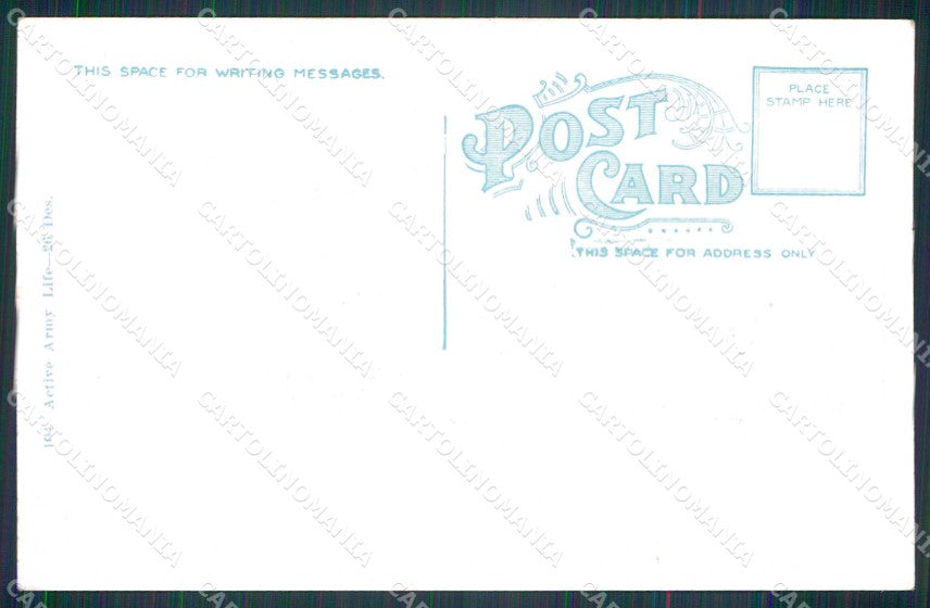 Military Active Army Life American Soldiers serie 105 N.Y. cartolina KF6181 – retro
