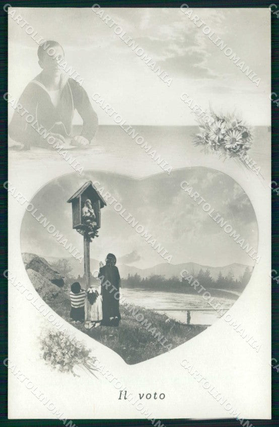 WW2 WWII Militari Propaganda Regia Marina Il Voto foto cartolina KF6205 – fronte
