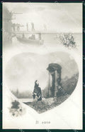 WW2 WWII Militari Propaganda Regia Marina Il Voto foto cartolina KF6221 – fronte