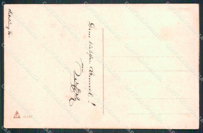 Artist Signed KW Children serie 211 cartolina KF6313 – retro