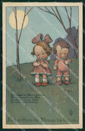 Artist Signed KW Children serie 214 cartolina KF6332 – fronte