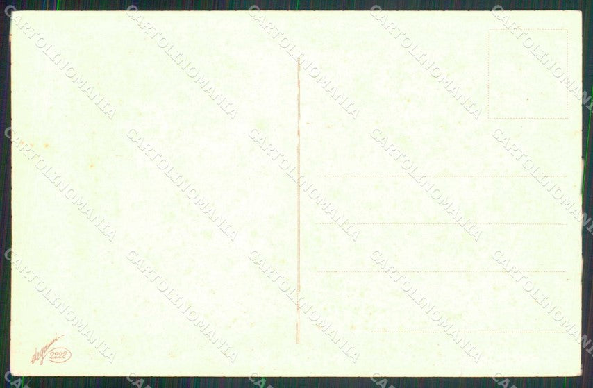Artist Signed Bonora Children Japan Degami 2222 cartolina KF6334 – retro