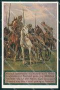 Artist Signed P. Hey Pferd Horse Soldat serie 20738 cartolina KF6372 – fronte