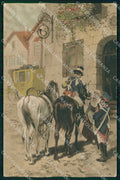 Artist Signed Santhé Lady Cheval Horse Pferd serie 5192 cartolina KF6387 – fronte