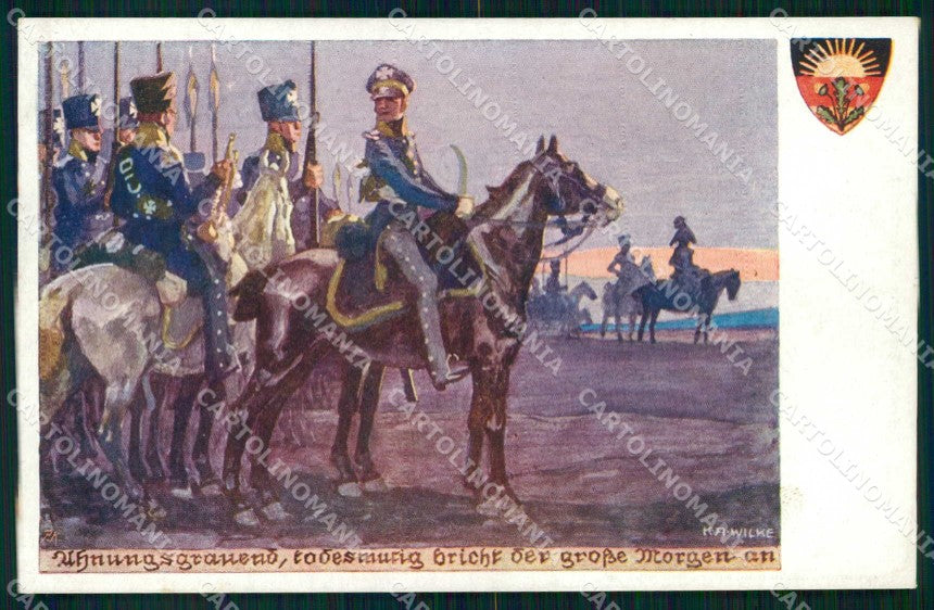 Artist Signed K. A. Wilke Pferd Horse Deutscher Schulverein 512 cartolina KF6394 – fronte
