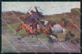 Artist Signed B Juszko WW1 Pferd Horse Soldat Hadsegelyezo 1914 cartolina KF6396 – fronte