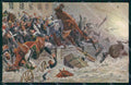 Artist Signed O. Merte Sprengung der Elsterbrücke 1813 Soldat Horse ak KF6400 – fronte