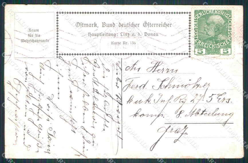 Artist Signed Kuderna Bund der Deutscher Osterreicher 136 WRINKLES ak KF6419 – retro
