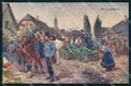 Artist Signed Höllerer Der Landsturm Pferd Horse Soldat Rotes Kreuz 83 ak KF6442 – fronte