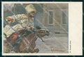 Artist Signed W. Kossak Kosaken Soldat Cavallo Cheval Horse Pferd ak KF6446 – fronte