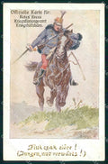 Artist Signed Rickter Soldat Cavallo Cheval Horse Pferd Rotes Kreuz ak KF6450 – fronte