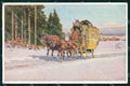 Artist Signed P. Hey Slitta Cavallo Horse Pferd 171 cartolina KF6482 – fronte