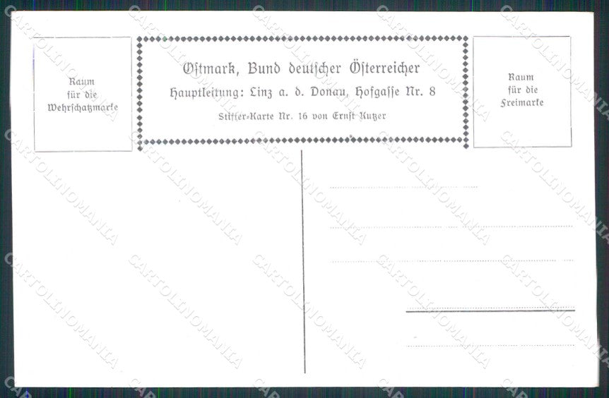 Artist Signed Kuderna Soldat Horse Bund der Deutscher Osterreicher 16 ak KF6512 – retro