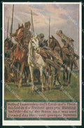 Artist Signed P. Hey WW1 Soldat Horse Pferd Soldatenliederkarte 12 ak KF6527 – fronte