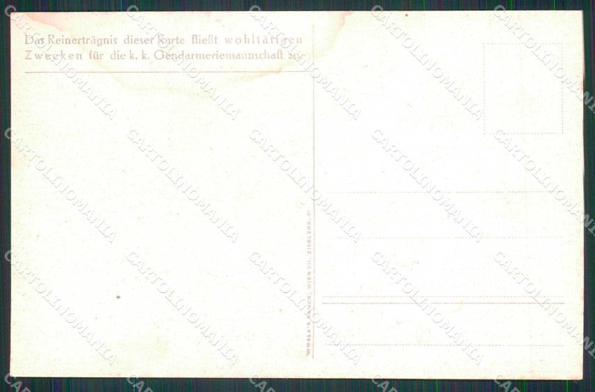 Militari Cavalleria Soldat Horse Pferd Gendarmen 1848 cartolina KF6532 – retro