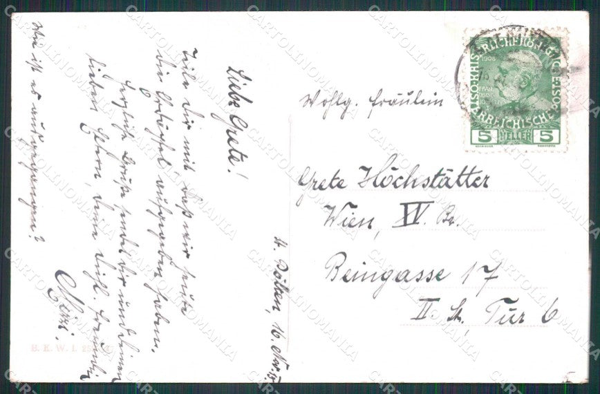 WWI Military Soldat Horse Pferd Schlachtruf BKWI 259 WRINKLES cartolina KF6537 – retro