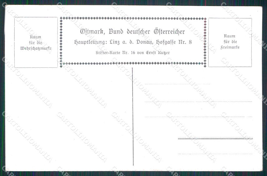 Artist Signed Kutzer Soldat Pferd Bund der Deutscher Osterreicher 16 ak KF6549 – retro