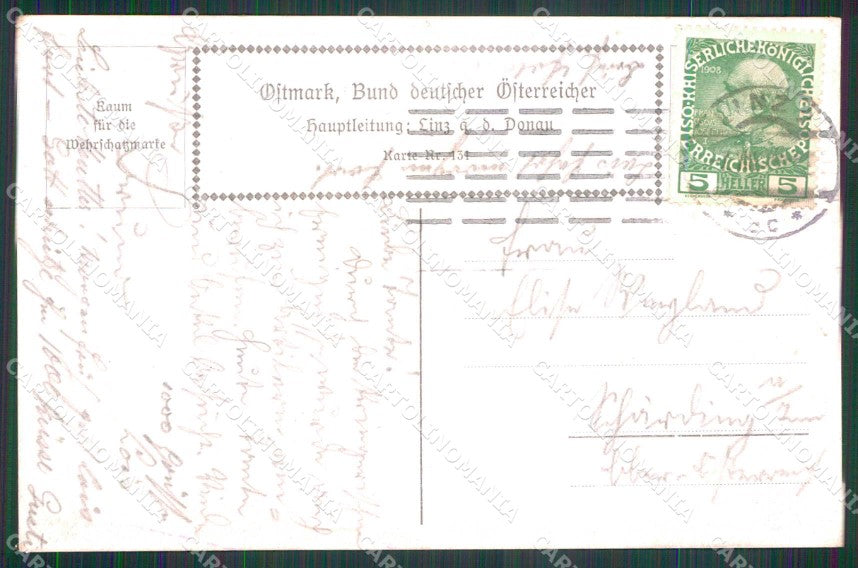 Artist Signed Kuderna Soldat Horse Bund der Deutscher Osterreicher 16 ak KF6557 – retro