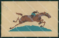 Sport Ippica Cavallo Dipinta a mano Horse serie 210 cartolina KF6566 – fronte