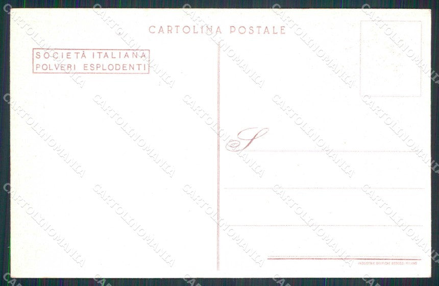Artist Signed Troyon Cane Caccia Advertising SIPE Polveri cartolina KF6573 – retro
