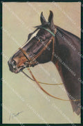 Artist Signed Rivst Horse Pferd Cavallo serie 152 cartolina KF6613 – fronte