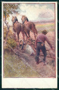 Artist Signed Moser Horse Pferd Cavallo WW1 Rotes Kreuz 531 cartolina KF6638 – fronte