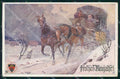 Artist Signed A R Horse Pferd Cavallo Deutscher Schulverein 545 cartolina KF6711 – fronte