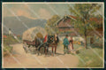 Artist Signed M. P Horse Pferd Cavallo Meissner Buch serie 1450 cartolina KF6718 – fronte