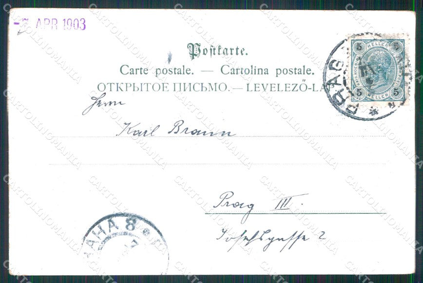 Art Nouveau Cavallo Cheval Horse Pferd serie 3159 cartolina KF6751 – retro
