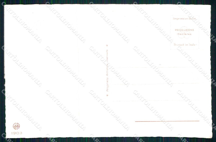 Artist Signed Colombo Dutch Child Paper Moon serie 1903 cartolina KF7038 – retro