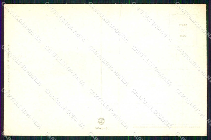 Artist Signed Bottaro Boy Lamb Easter Augurale Pasqua serie 3046-5 cp KF7195 – retro