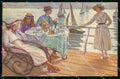 Artist Signed Tanquerey Le Gouter Five o Clock Lady serie 226 cartolina KF7198 – fronte