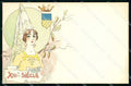 Artist Signed Jack Abeille Lady Fashion Moda serie 25 cartolina KF7219 – fronte