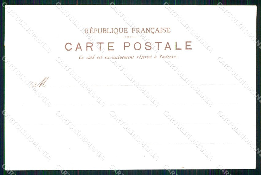 Artist Signed Jack Abeille Lady Fashion Moda serie 22 cartolina KF7220 – retro