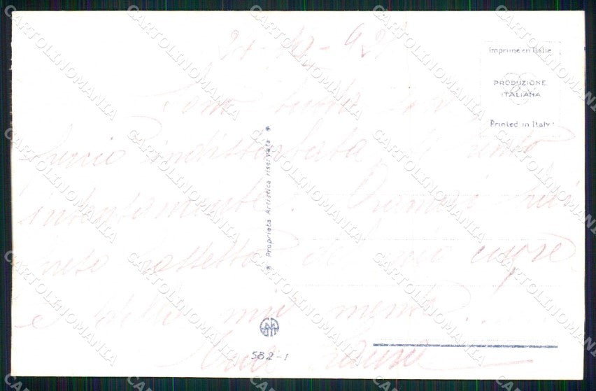 Artist Signed Colombo Children serie 582-1 cartolina KF7228 – retro