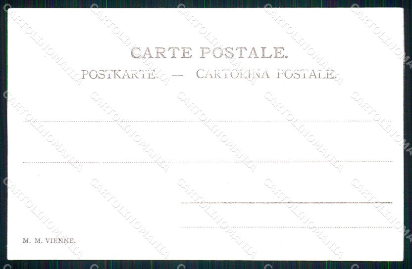 Artist Signed Wichera ? Glamour Lady Viennoise M M Vienne cartolina KF7240 – retro