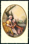 Artist Signed L. Dalmonte Romantic Couple Lady serie 507 cartolina KF7259 – fronte