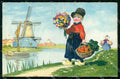 Artist Signed Fritz Baumgarten Dutch Children Meissner 2992 cartolina KF7279 – fronte