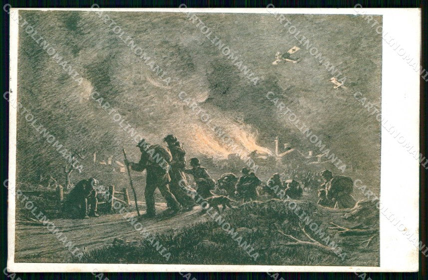 WW1 WWI Propaganda Sampierdarena per i Profughi Vernazza 292/2 cartolina KF7304 – fronte