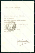 Propaganda Aviazione Fabio Gualdo Autografo cartolina KF7305 – fronte