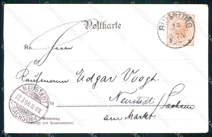 Polonia Polska Kazimierz Badeni Litho cartolina KF7306 – retro