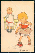 Artist Signed Mabel Lucie Attwell Children Pictureland WHITE BACK pc KF7333 – fronte