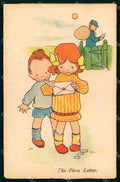 Artist Signed Mabel Lucie Attwell Children Pictureland WHITE BACK pc KF7334 – fronte
