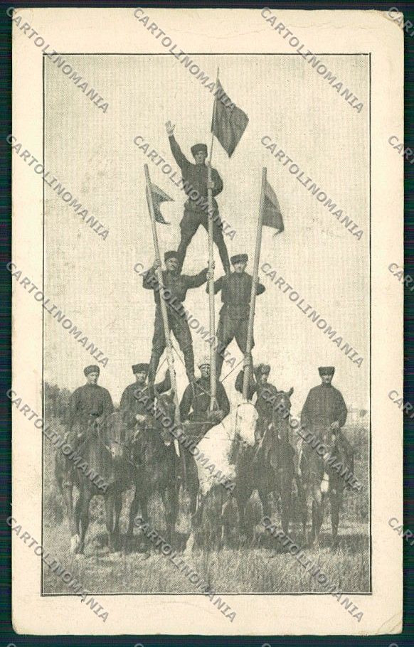 Russia Russian Soldier WHITE BACK CREASE postcard KS0145 – fronte