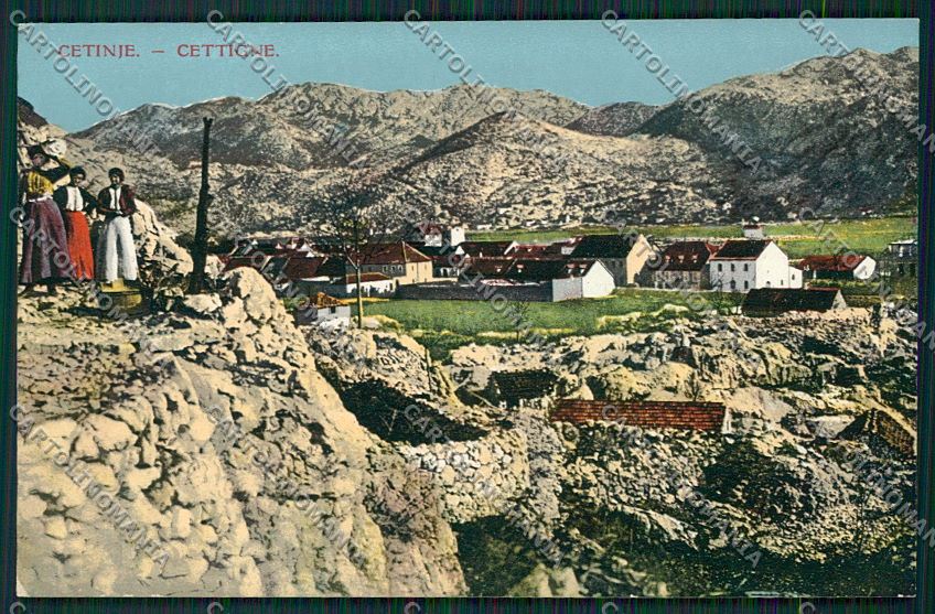 Montenegro Cettinje Cettigne postcard KS0492 – fronte