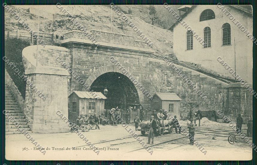 France Mont Cenis Moncenisio Italia postcard KS0586 – fronte